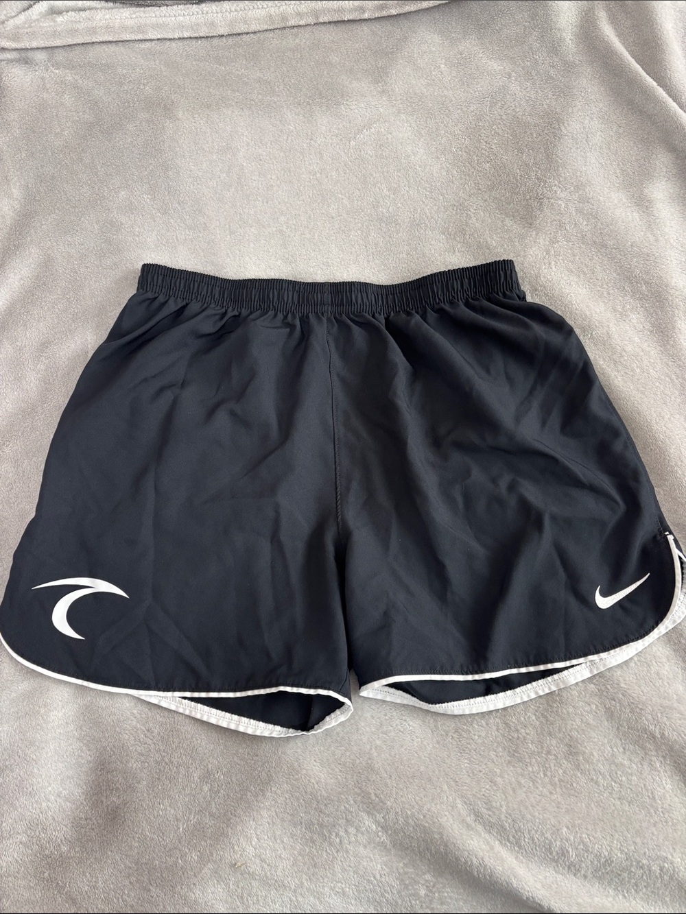 Nike Black Running Shorts with White Accents